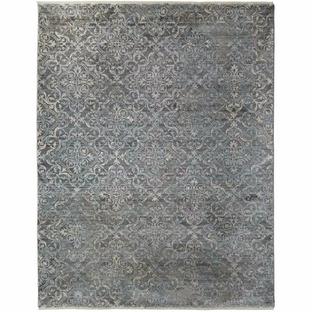 MAYBERRY RUG 5 ft. 3 in. x 7 ft. 3 in. Windsor Polis Area Rug, Gray WD4106 5X8